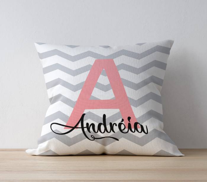 Almofada personalizada com nome
