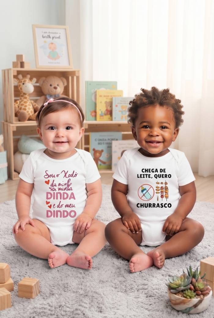 Bodys de bebê personalizados